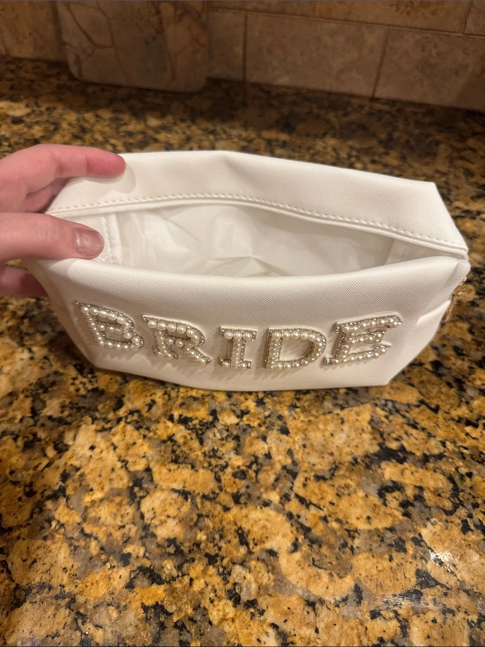 Bride cosmetic bag